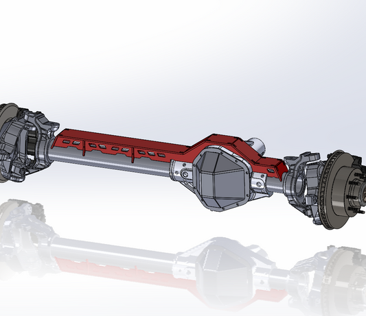 2005+ Ford Super Duty Dana 60 Low Profile Axle Truss – DXF Files
