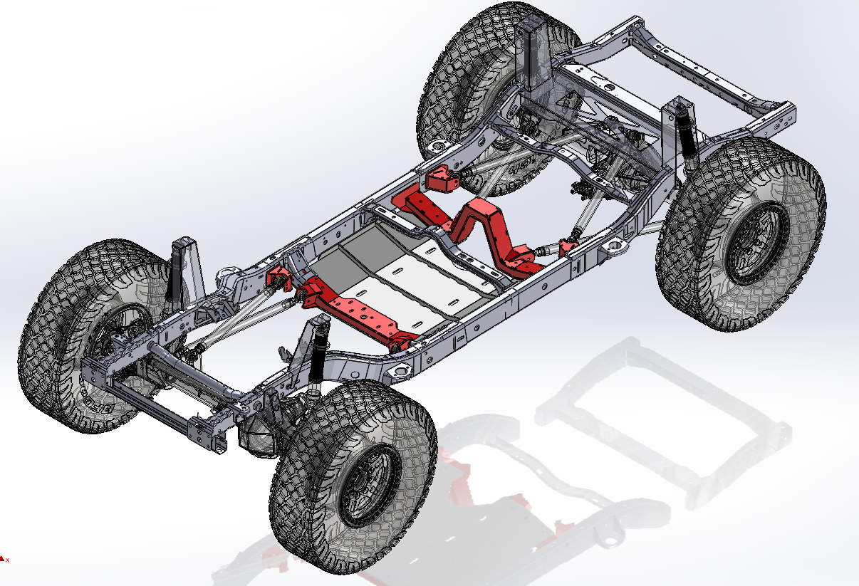 JKU 3-Link Front & Triangulated 4-Link Rear Long Arm Bracket Kit – DXF Files