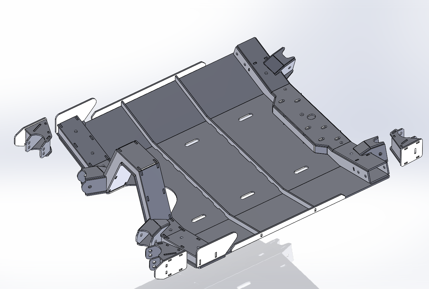 JKU 3-Link Front & Triangulated 4-Link Rear Long Arm Bracket Kit – DXF Files