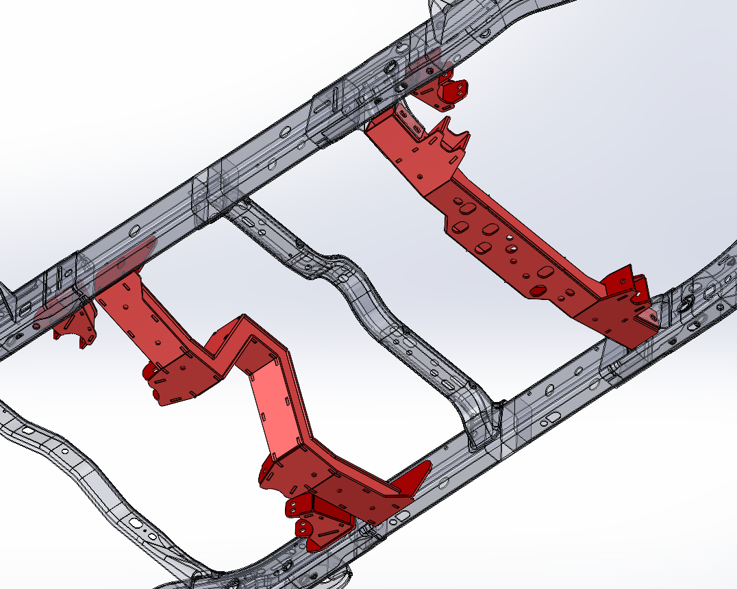 JKU 3-Link Front & Triangulated 4-Link Rear Long Arm Bracket Kit – DXF Files
